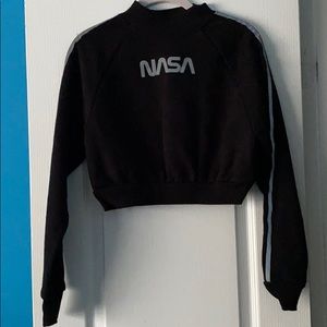 NASA cropped sweatshirt
